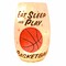 Stony Creek 5.0 Inch Play Bal Pre-Lit Small Vase Everyday Lighted Glass Accent , Sports Game Electric